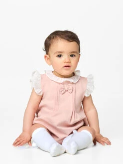 Baby Girls Pink Babygrow