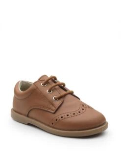 Xiquets Baby Boy Leather Camel Shoe