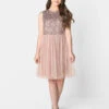 Maya Teen Girls Taupe Blush Party Dress 1 Maya Teen Girls Taupe Blush Party Dress -Stylish Children's Clothing Store 01 39370.1634929124