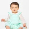 Baby Girls Mint Dungaree Set -Stylish Children's Clothing Store 01 60220.1643121363