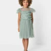 Mini Maya Girls Sage Dress - Monique 2 Mini Maya Girls Sage Dress - Monique -Stylish Children's Clothing Store 01 67344.1634911396