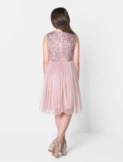 Maya Teen Girls Pink Party Dress -Stylish Children's Clothing Store 02 53940.1634927993