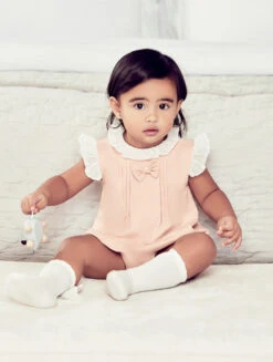 Baby Girls Pink Babygrow -Stylish Children's Clothing Store 03 23 82288.1626788351