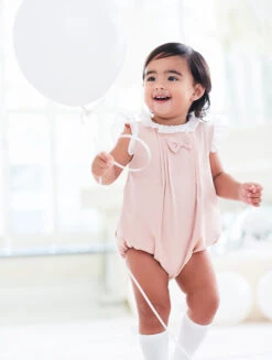 Baby Girls Pink Babygrow -Stylish Children's Clothing Store 04 21 62001.1626788352