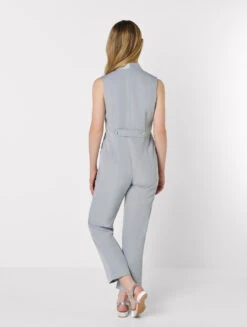 Girls Grey Double Breasted Jumpsuit -Stylish Children's Clothing Store 06 7 21517.1626788346