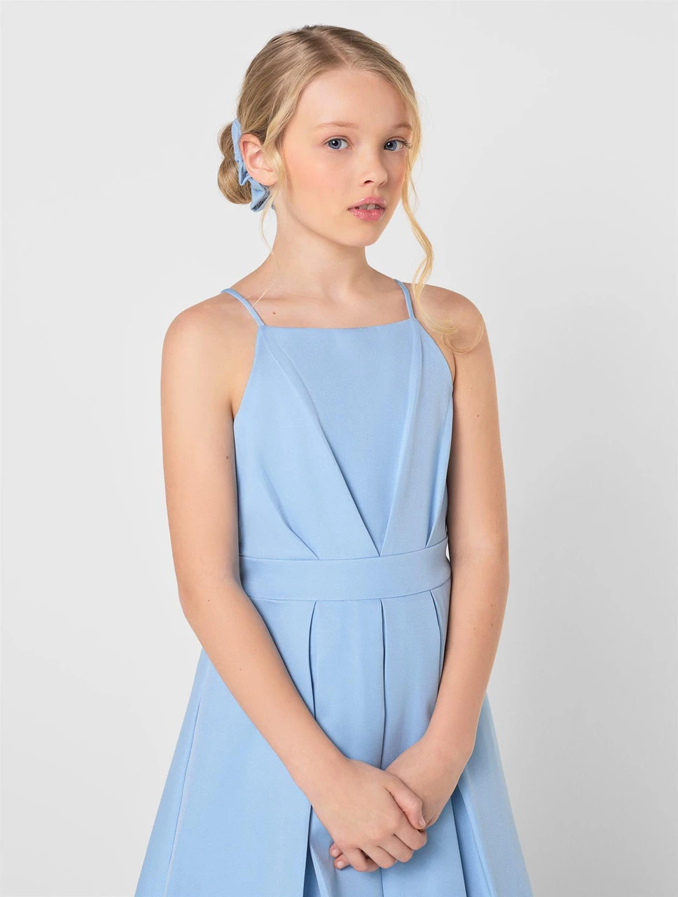 Girls Blue Party Dress - Alice 4 Girls Blue Party Dress - Alice - Image 2