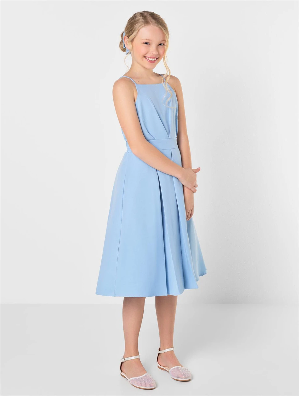 Girls Blue Party Dress - Alice 7 Girls Blue Party Dress - Alice - Image 5