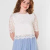 Girls White Eyelash Lace Top - Amelie -Stylish Children's Clothing Store 14ba41ac f3c1 4a25 b510 14c5507ca653 77465.1668446946