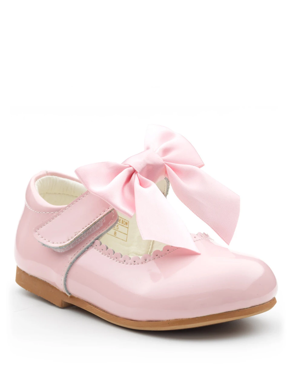 Girls Pink Flower Girl Shoes 3 Girls Pink Flower Girl Shoes