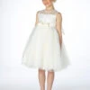 Girl's Ivory Flower Girl Dress 1 Girl's Ivory Flower Girl Dress -Stylish Children's Clothing Store 1 129 63 36728.1619021381