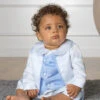 White And Blue Christening Outfit For Baby Boys 2 White And Blue Christening Outfit For Baby Boys -Stylish Children's Clothing Store 1 135 15 04748.1619021416