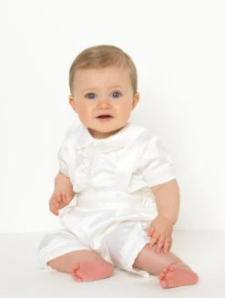 Boys Ivory Christening Outfit