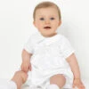 Boys White Christening Romper 2 Boys White Christening Romper -Stylish Children's Clothing Store 1 136 150 73781.1619021443
