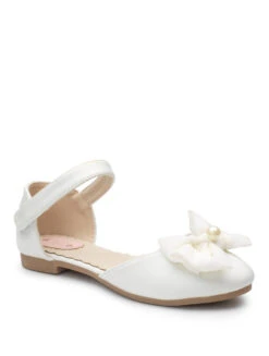 Girls Ivory Bridesmaid Shoes