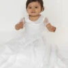 Baby Girls Ivory Christening Gown & Bonnet -Stylish Children's Clothing Store 1 137 64 81210.1619021450