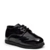 Baby Boys Patent Black Brogue Shoes