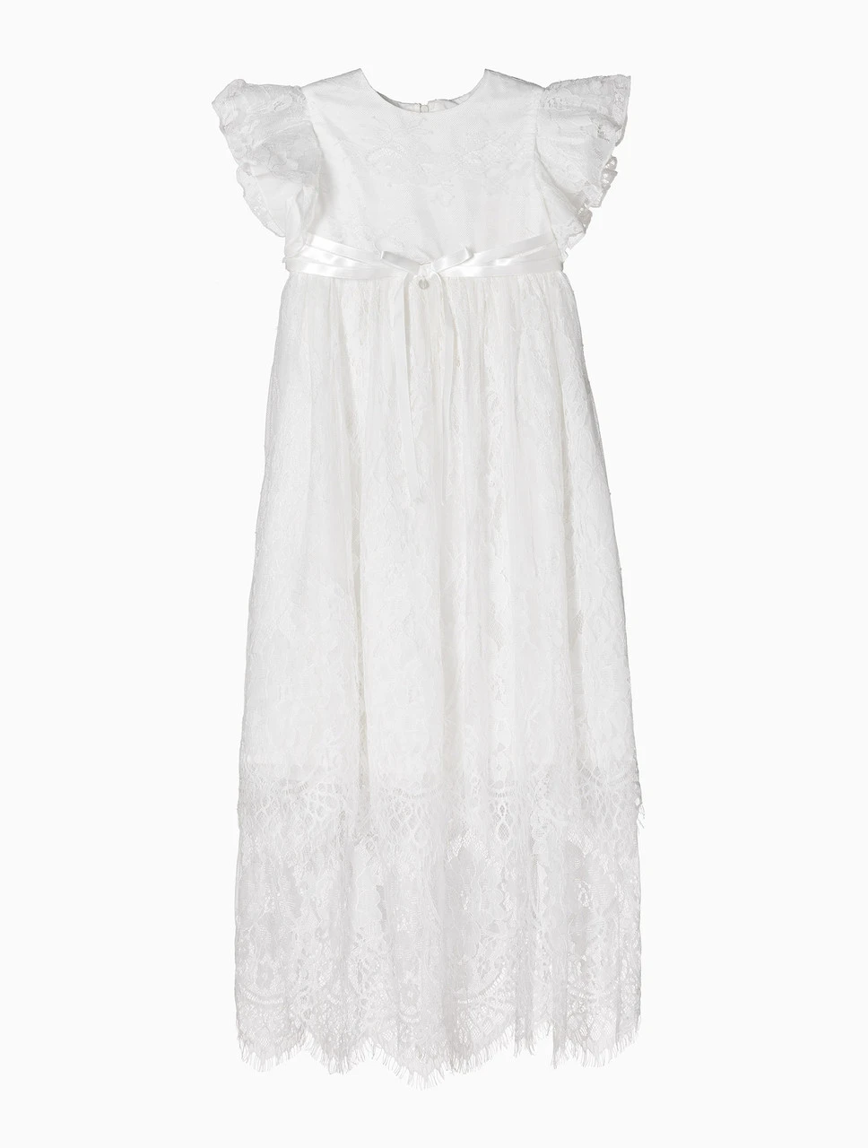 Ivory Christening Gown For Girls 5 Ivory Christening Gown For Girls - Image 3
