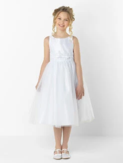 White Flower Girl Dress