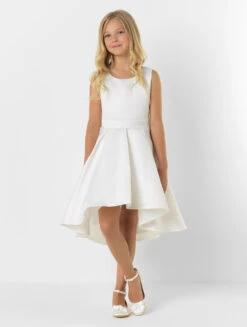 Girls Ivory Prom Dress
