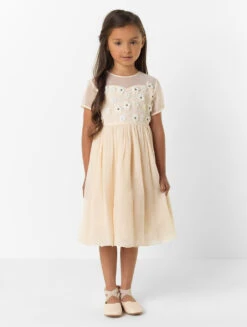 Girls Blush Flower Girl Dress