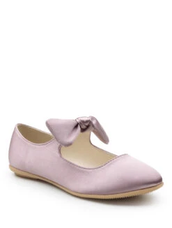 Paisley Of London Girls Mauve Flower Girl Shoes