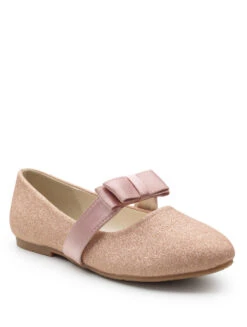 Paisley Of London Rose Gold Flower Girl Shoe
