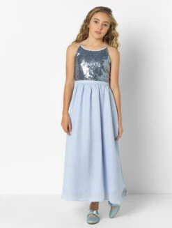 Paisley Of London Girls Ice Blue Dress