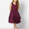 Paisley Of London Girls Wine Dress