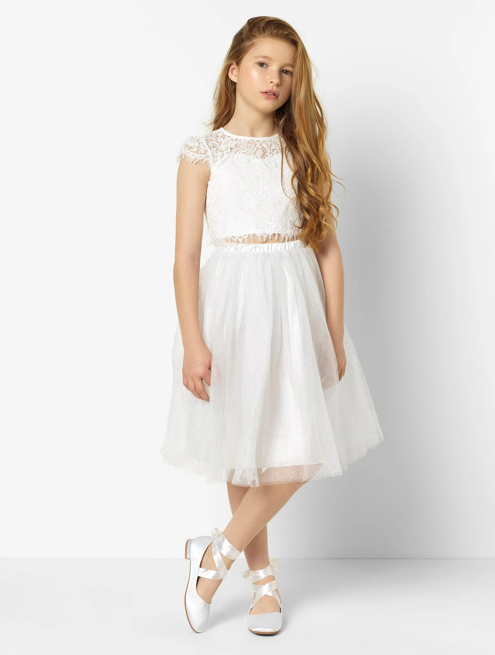 Paisley Of London Girls White Top & Tutu Skirt Set 3 Paisley Of London Girls White Top & Tutu Skirt Set