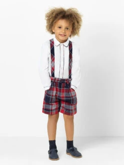 Patachou Baby Boys Tartan Outfit