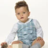 Ancar Baby Boys Green & White Romper 1 Ancar Baby Boys Green & White Romper -Stylish Children's Clothing Store 1 150 72 32346.1619021504