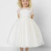 Sarah Louise Girls Ivory Dress