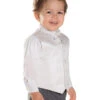 Baby Boys White & Grey Waistcoat Suit