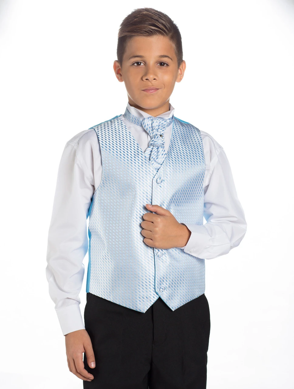 Baby Blue & Black Page Boy Suit 3 Baby Blue & Black Page Boy Suit