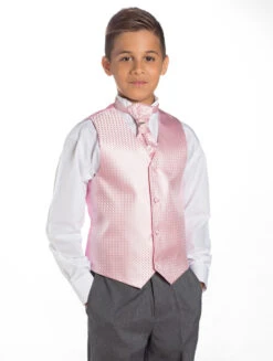 Baby Pink & Grey Page Boy Suit