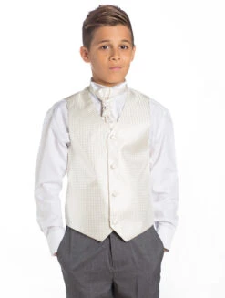 Ivory & Grey Page Boy Suit