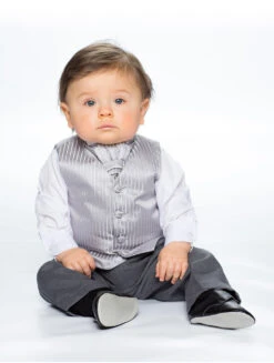 Baby Boys Silver & Grey Page Boy Suit