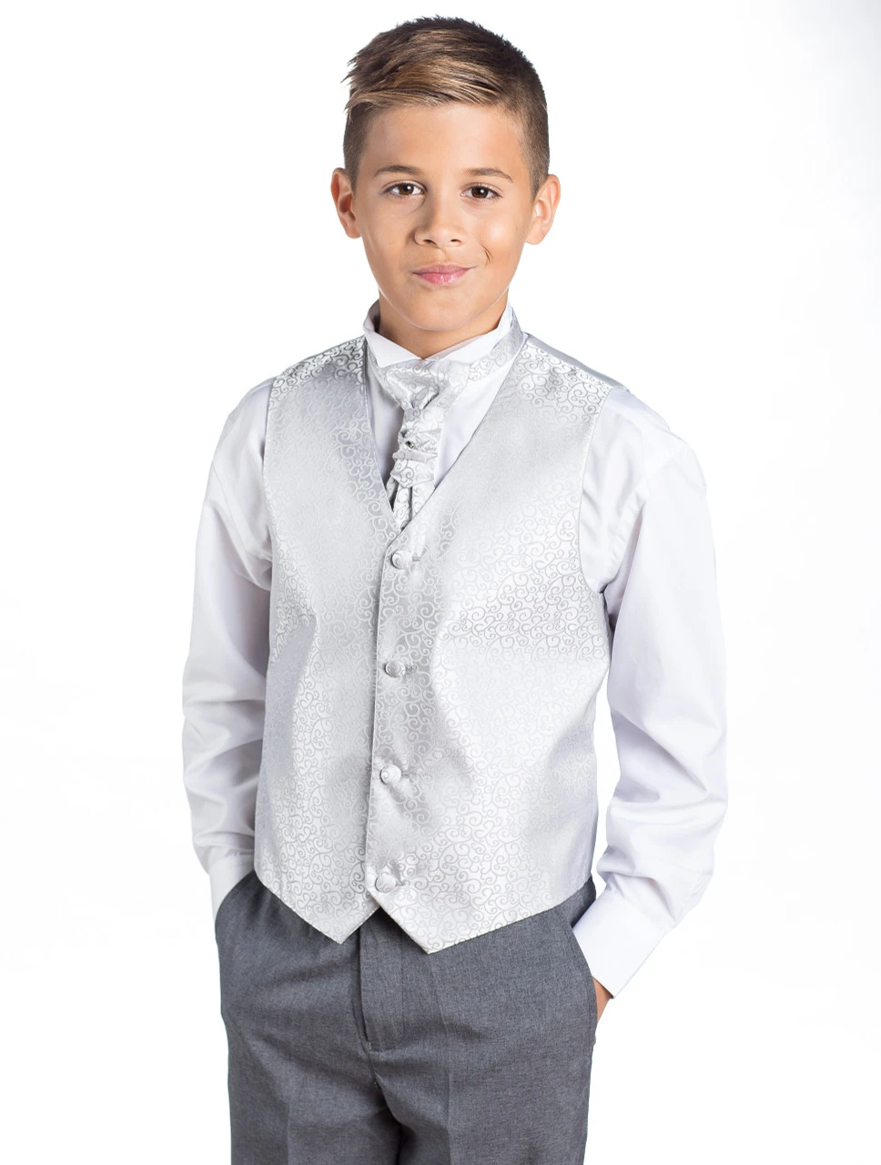 Boys Waistcoat Suit In A Choice Of 8 Colours 5 Boys Waistcoat Suit In A Choice Of 8 Colours - Image 3