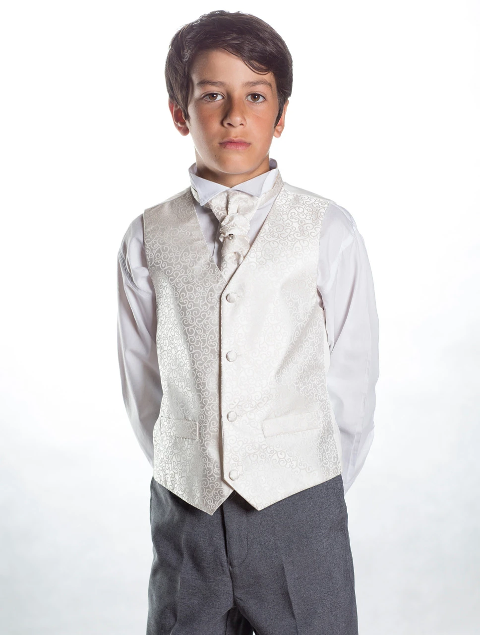 Boys Waistcoat Suit In A Choice Of 8 Colours 6 Boys Waistcoat Suit In A Choice Of 8 Colours - Image 4