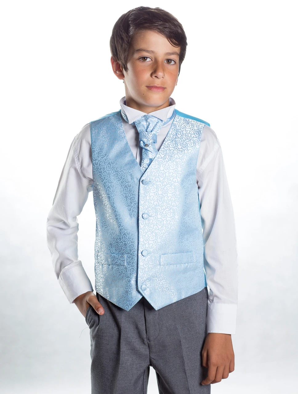 Boys Waistcoat Suit In A Choice Of 8 Colours 7 Boys Waistcoat Suit In A Choice Of 8 Colours - Image 5