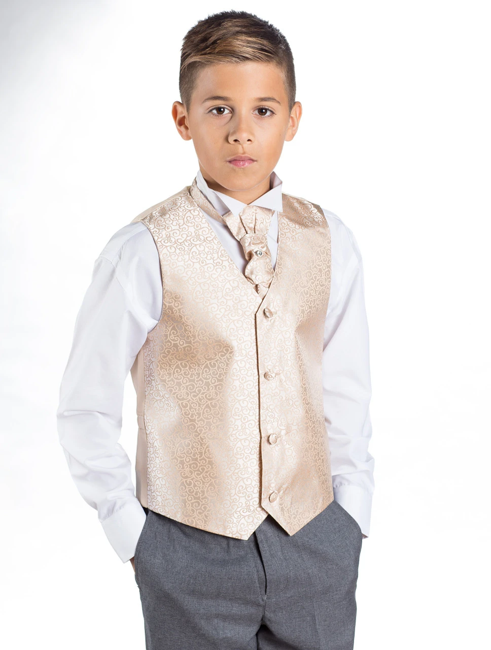 Boys Waistcoat Suit In A Choice Of 8 Colours 11 Boys Waistcoat Suit In A Choice Of 8 Colours - Image 9