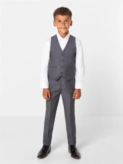 Boys White Concealed Button Shirt -Stylish Children's Clothing Store 246638a5 ea11 4726 b87e 02ea9e653b3e 21611.1667559349