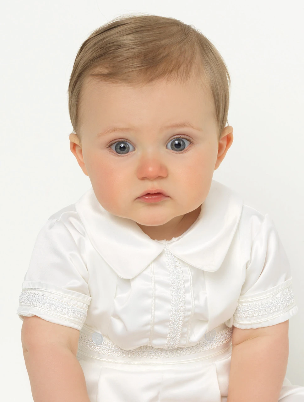 Boys Ivory Christening Outfit 6 Boys Ivory Christening Outfit - Image 4
