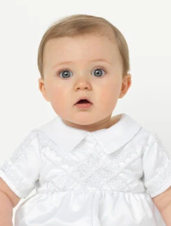 Boys White Christening Romper 11 Boys White Christening Romper -Stylish Children's Clothing Store 2 124 139 68565.1619021446