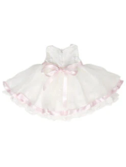 Baby Girls Ivory & Pink Flower Girl Dress 12 Baby Girls Ivory & Pink Flower Girl Dress -Stylish Children's Clothing Store 2 124 175 98709.1619021448