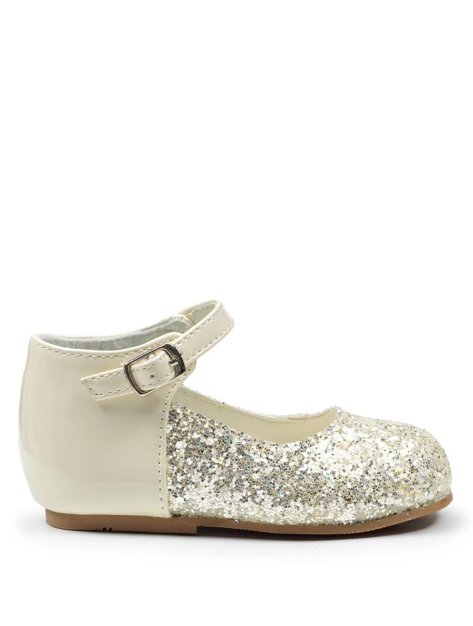 Girls Ivory Party Shoes 4 Girls Ivory Party Shoes - Image 2