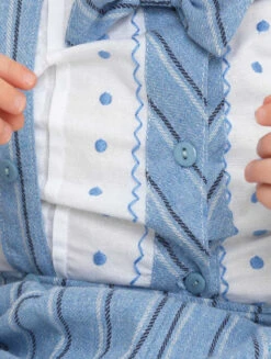 Baby Boys White & Blue Outfit -Stylish Children's Clothing Store 2 132 10 01231.1619021474