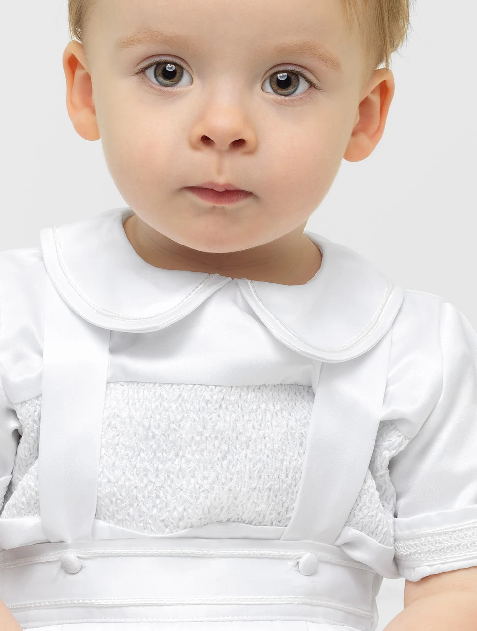 Boys White Christening Outfit 4 Boys White Christening Outfit - Image 2