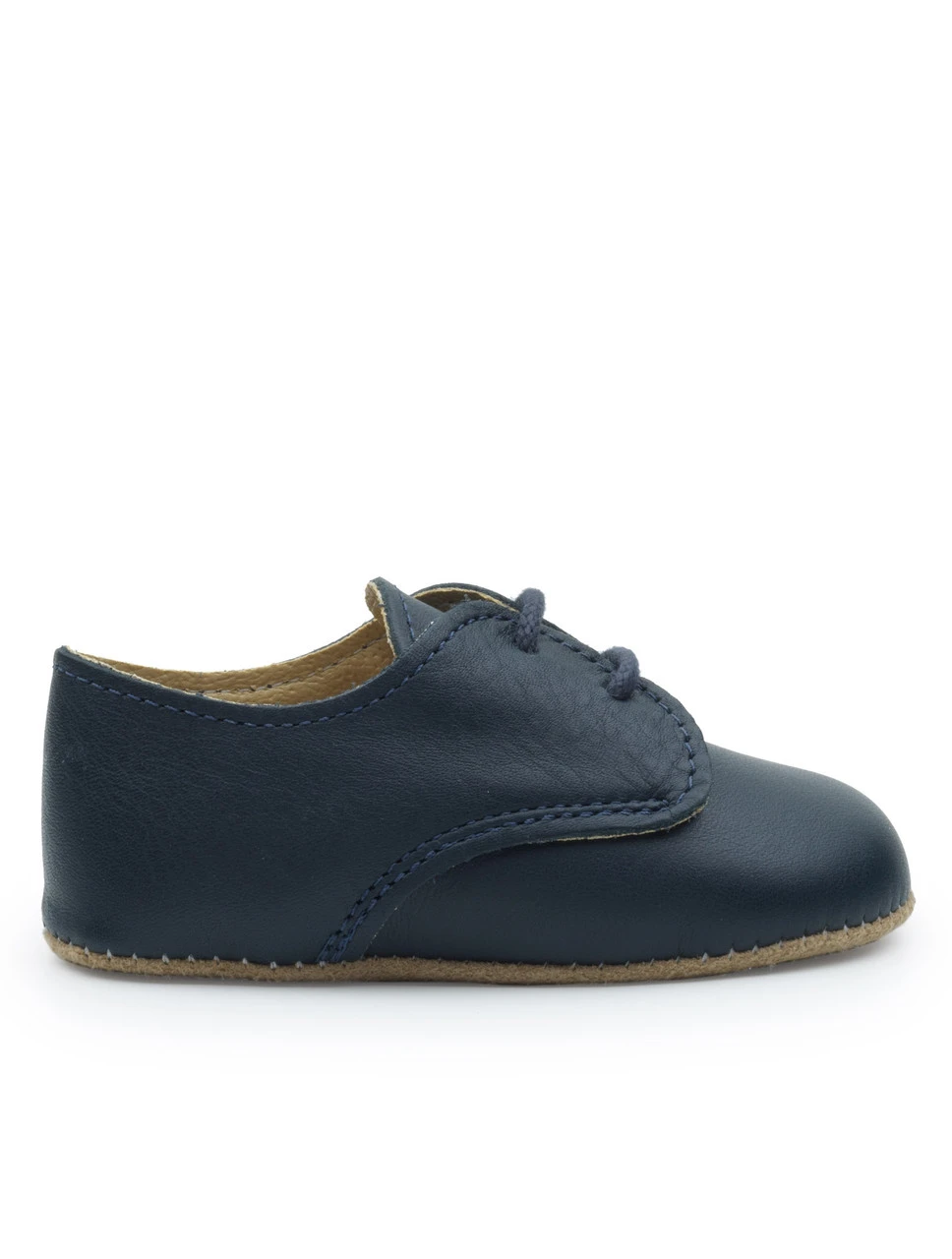 Baby Boys Navy Christening Shoes 4 Baby Boys Navy Christening Shoes - Image 2