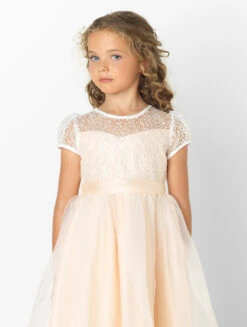 Girls Champagne Eloquence Dress 9 Girls Champagne Eloquence Dress -Stylish Children's Clothing Store 2 135 95 35620.1619021490